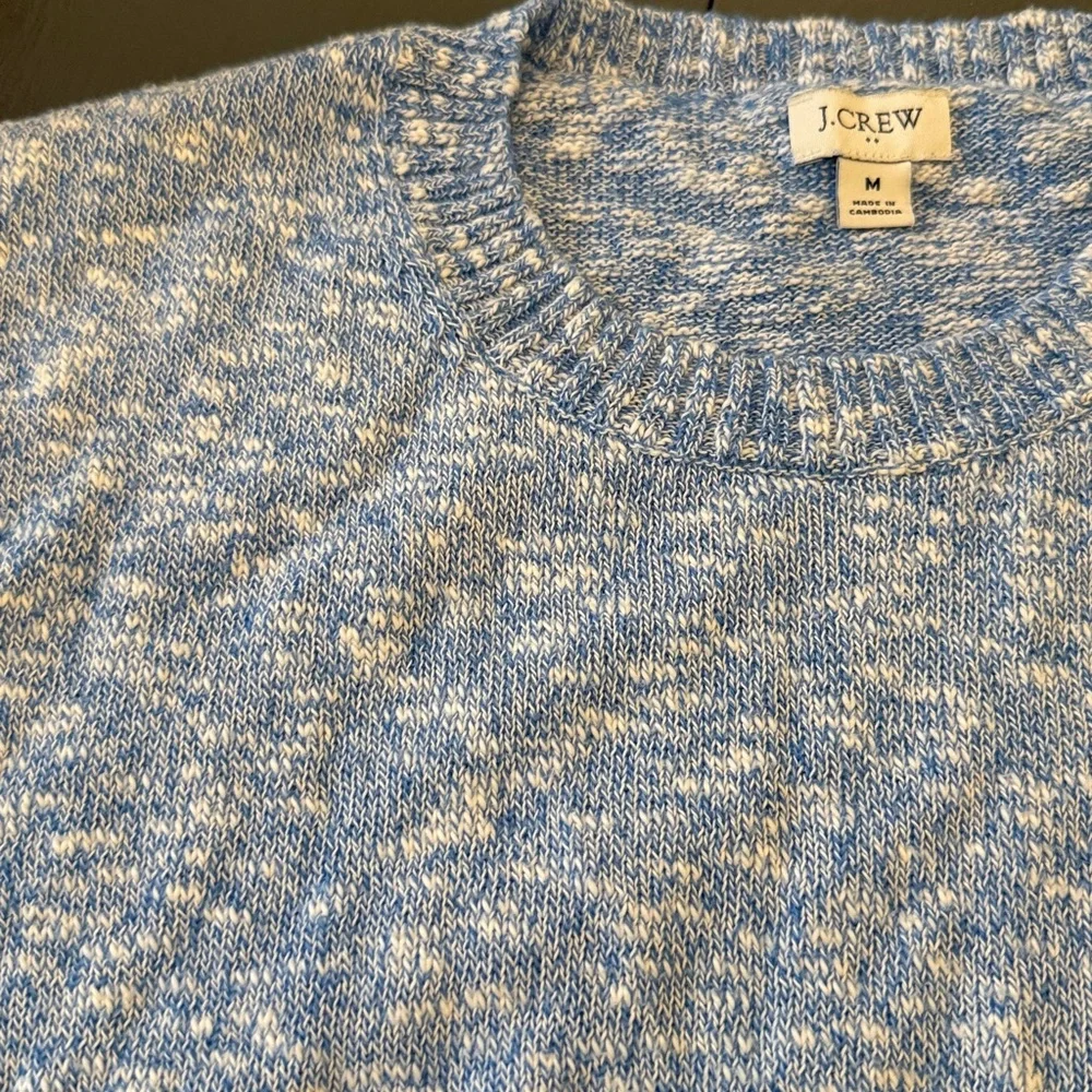 J. Crew blue Heather sweater - Picture 6 of 6